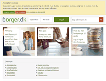Tablet Screenshot of borger.dk